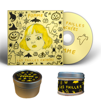 Pack CD "Les Failles Cachées" Halloween Édition + Bougie végétale
